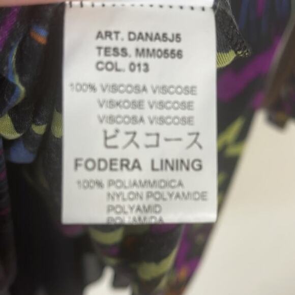 Missoni Abstract‎ V-Neck Bell-Sleeve Dana Dress Size 4 - Picture 9 of 12